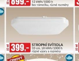 STROPNÍ SVÍTIDLA