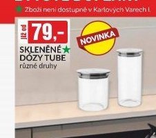 SKLENĚNÉ DÓZY TUBE