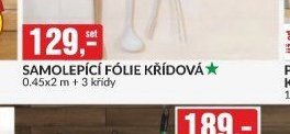 SAMOLEPÍCÍ FÓLIE KŘÍDOVÁ