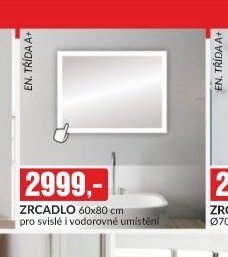 ZRCADLO 60x80 cm pro svislé i vodorovné umístění