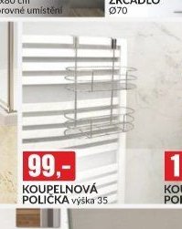 KOUPELNOVÁ POLIČKA výška 35