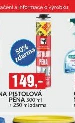 PISTOLOVÁ PĚNA 500 ml + 250 ml zdarma