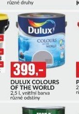 DULUX COLOURS OF THE WORLD 2,5 l, vnitřní barva různé odstíny
