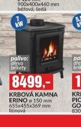 KRBOVÁ KAMNA ERINO 150 mm 655x455x369 mm litinová