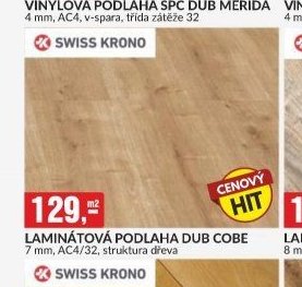 LAMINÁTOVÁ PODLAHA DUB COBE