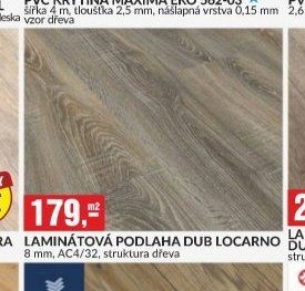 LAMINÁTOVÁ PODLAHA DUB LOCARNO