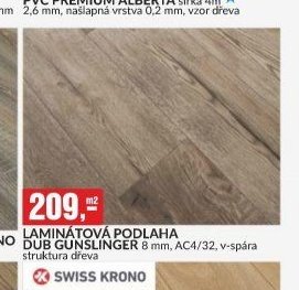 LAMINÁTOVÁ PODLAHA DUB GUNSLINGER