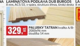 PALUBKY TATRAN