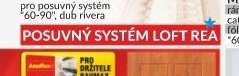 POSUVNÝ SYSTÉM LOFT REA