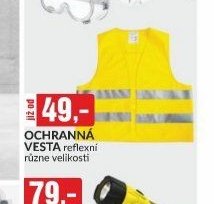 OCHRANNÁ VESTA reflexní různé velikosti