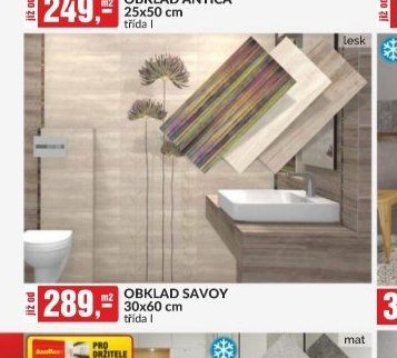 OBKLAD SAVOY 30x60 cm, třída I