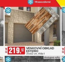 Venkovní obklad Exterio 31x62 cm
