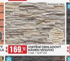 Vnitřní obkladový kámen Vesuvio