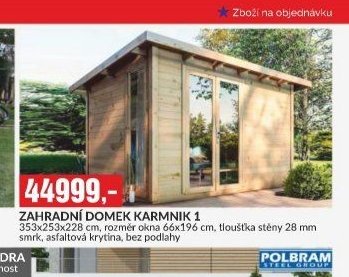 Zahradní domek Karmnik 1