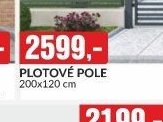 Plotové pole 200x120 cm