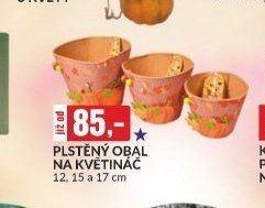 plstěný obal na květináč