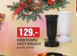 hřbitovní vázy kalich
