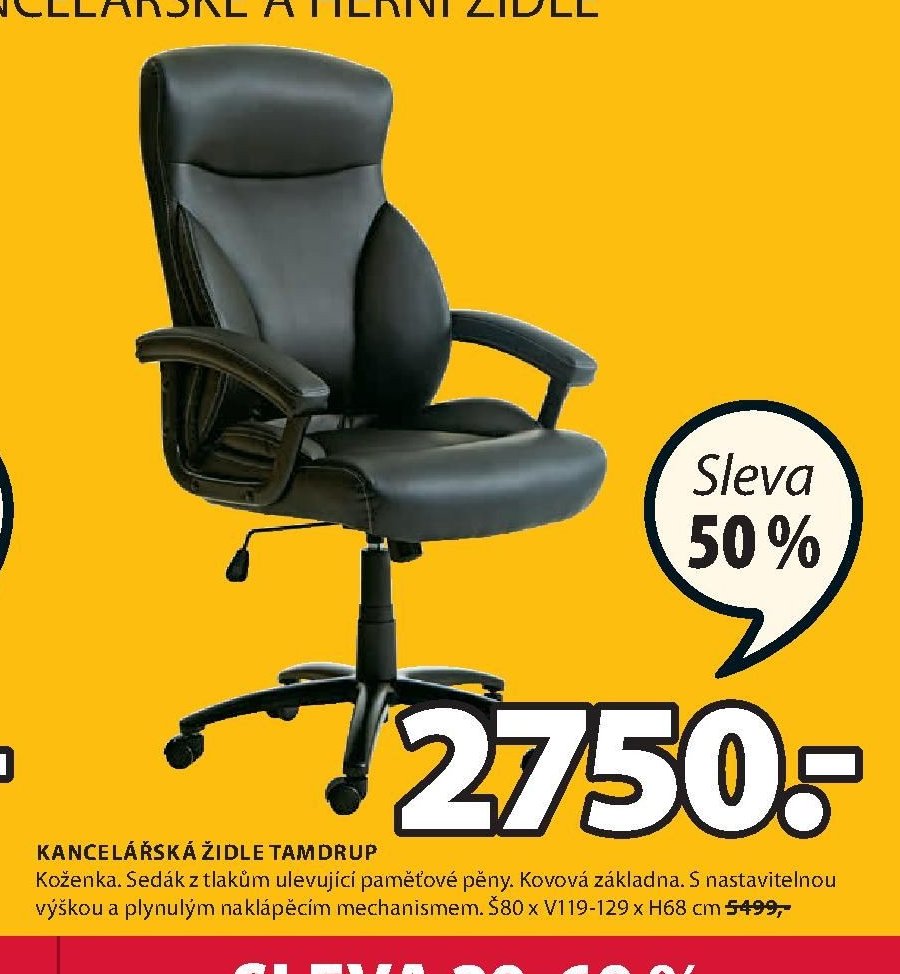 KANCELÁŘSKÁ ŽIDLE TAMDRUP