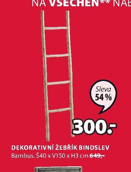 DEKORATIVNÍ ŽEBŘÍK BINDSLEV