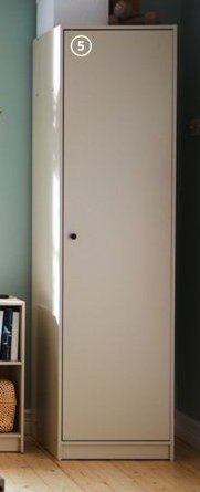 GURSKEN, nábytek do ložnice, sada 5 kusů