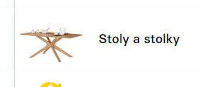 Stoly a stolky