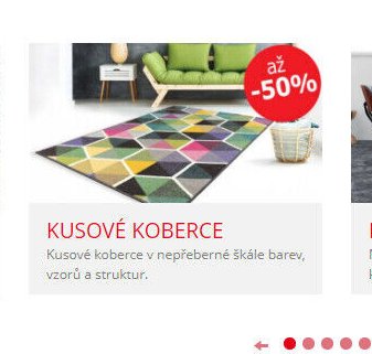 Kusové koberce