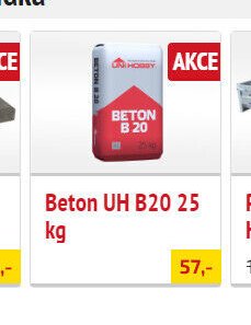Beton UH B20 25 kg