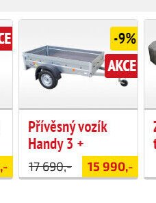 Přívěsný vozík Handy 3 +