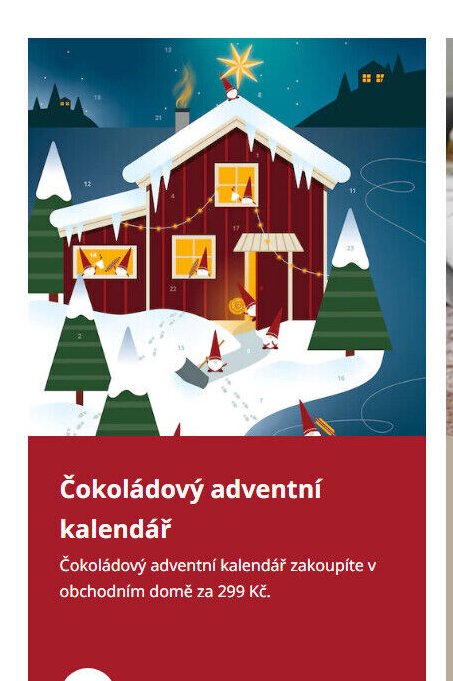 Čokoládový adventní kalendář