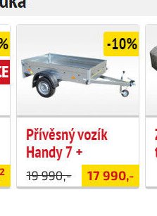 Přívěsný vozík Handy 7 +