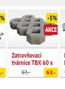 Zatravňovací tvárnice TBX 60 x
