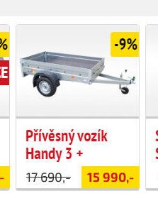 Přívěsný vozík Handy 3 +