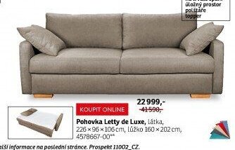 Pohovka Letty de Luxe
