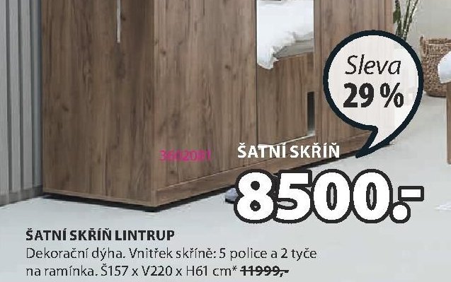 ŠATNÍ SKŘÍŇ LINTRUP