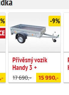 Přívěsný vozík Handy 3 +