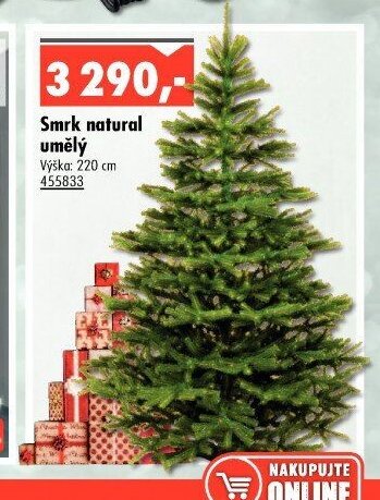 Smrk natural umělý