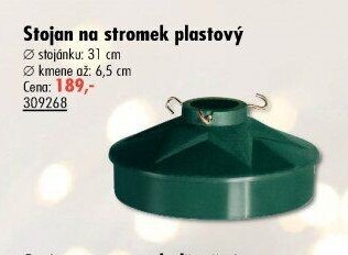 Stojan na stromek plastový