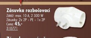 Zásuvka rozbočovací