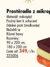 Prostěradlo z mikroplyše