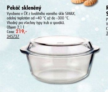 Pekáč skleněný