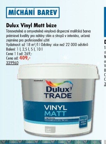 Dulux Vinyl Matt báze