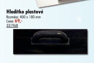 Hladítko plastové