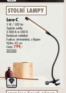 Stolní lampa Lara-C