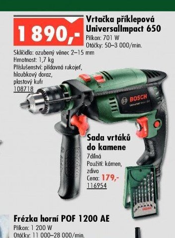 Vrtačka příklepová UniversalImpact 650