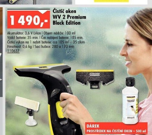 Čistič oken WV 2 Premium Black Edition