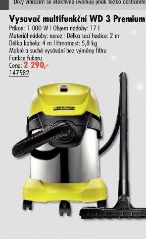 Vysavač multifunkční WD 3 Premium