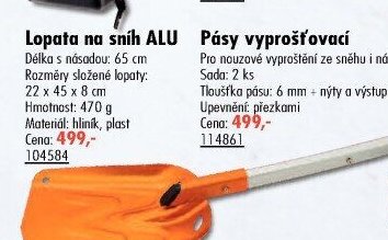 Lopata na sníh ALU