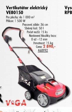Vertikutátor elektrický VE80150