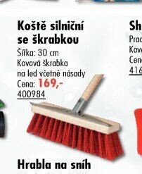 Koště silniční se škrabkou