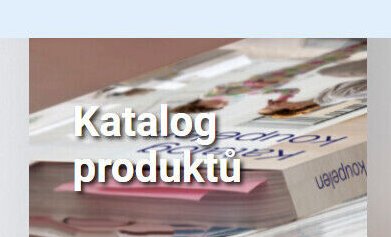 Katalog produktů